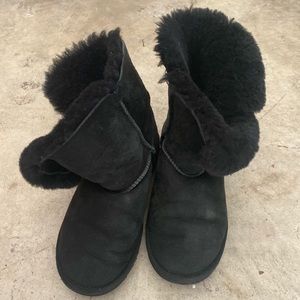 UGG black bootie boot